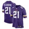 Demond Claiborne Minnesota Vikings Nike Team Game Jersey - Purple - Front View