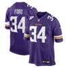 Jerome Ford Minnesota Vikings Nike Team Game Jersey - Purple - Front View