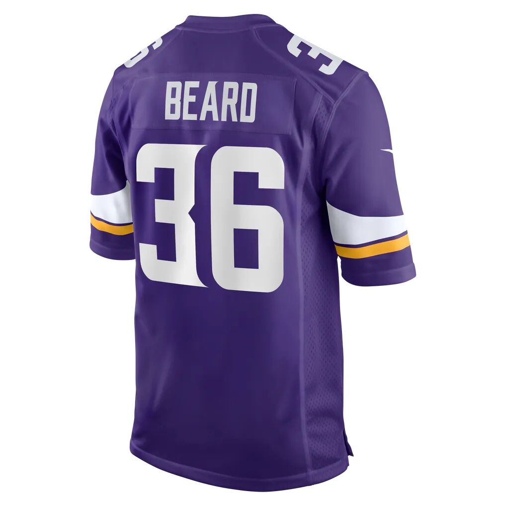 Maceo Beard-Aigret Minnesota Vikings Nike Team Game Jersey