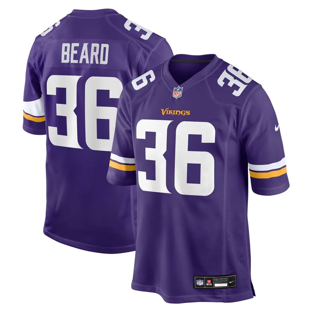 Maceo Beard-Aigret Minnesota Vikings Nike Team Game Jersey