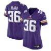 Maceo Beard-Aigret Minnesota Vikings Nike Women's Team Game Jersey - Purple - Front View