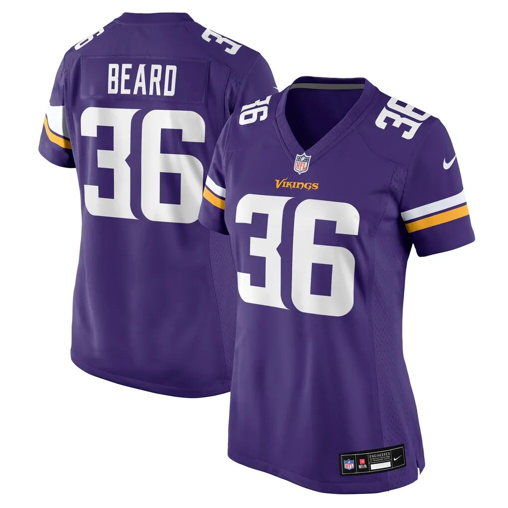 Maceo Beard-Aigret Minnesota Vikings Nike Women's Team Game Jersey