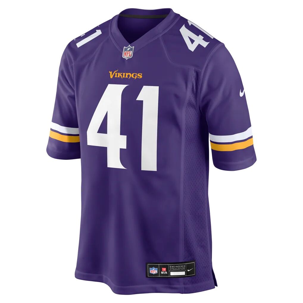 Jake Golday Minnesota Vikings Nike Team Game Jersey