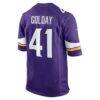 Jake Golday Minnesota Vikings Nike Team Game Jersey - Purple - Alt2