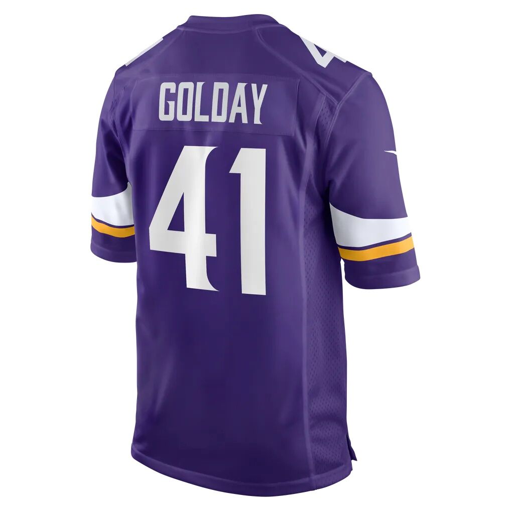Jake Golday Minnesota Vikings Nike Team Game Jersey