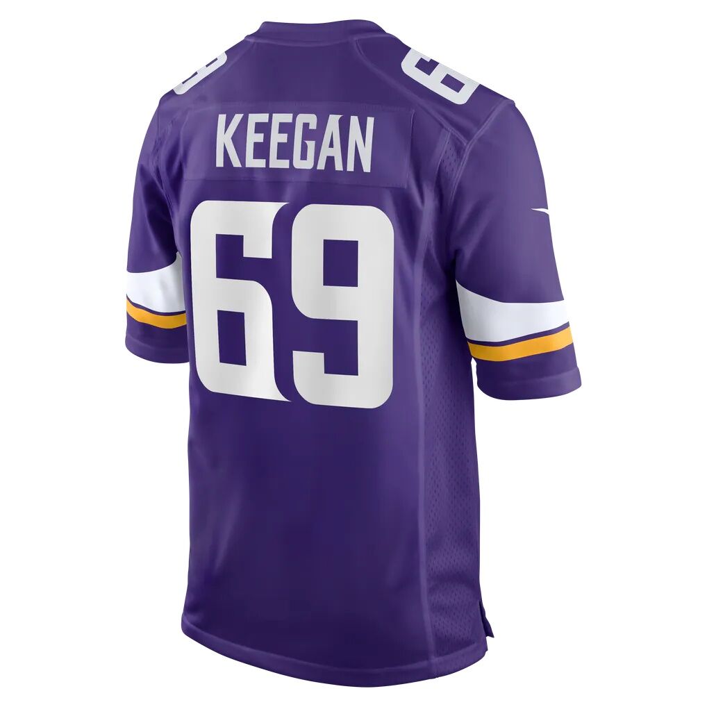 Trevor Keegan Minnesota Vikings Nike Team Game Jersey