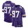 Domonique Orange Minnesota Vikings Nike Team Game Jersey - Purple - Front View