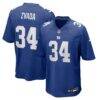 Dominic Zvada New York Giants Nike Team Game Jersey - - Front View