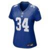 Dominic Zvada New York Giants Nike Women's Team Game Jersey - - Alt1