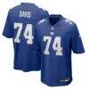 J.C. Davis New York Giants Nike Team Game Jersey - - Front View