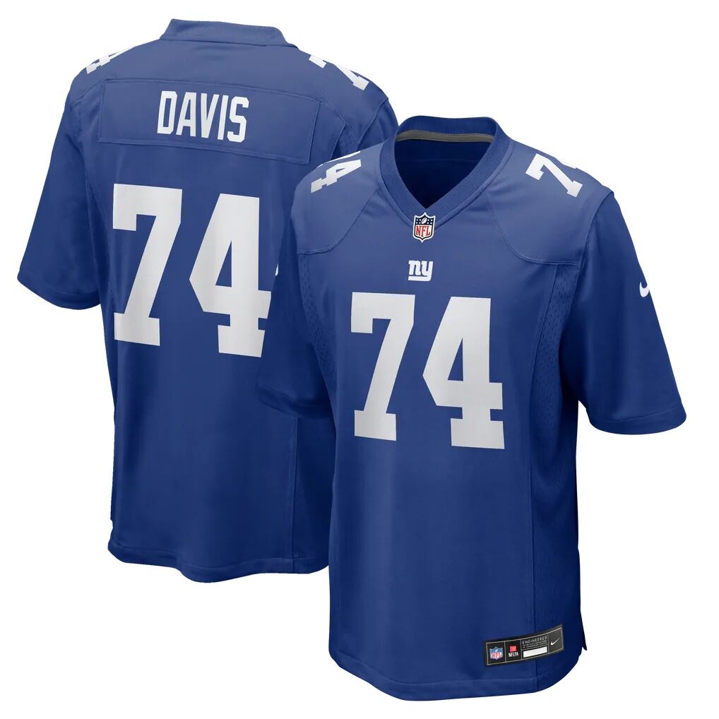 J.C. Davis New York Giants Nike Team Game Jersey - Royal