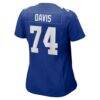 J.C. Davis New York Giants Nike Women's Team Game Jersey - - Alt2