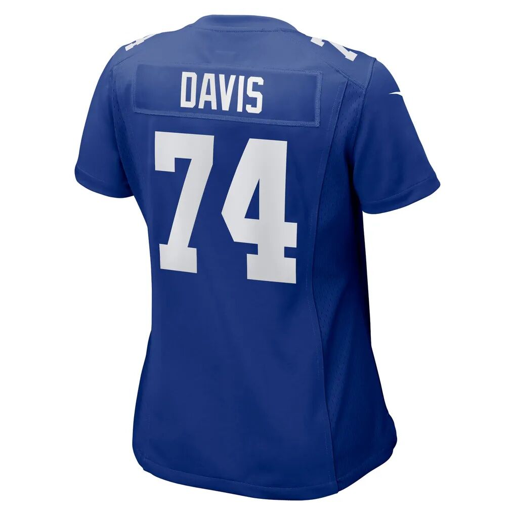 J.C. Davis New York Giants Nike Women's Team Game Jersey - Royal