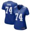 J.C. Davis New York Giants Nike Women's Team Game Jersey - - Front View