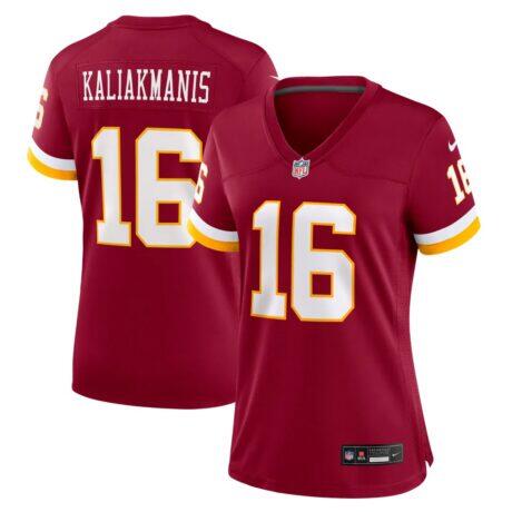 Athan Kaliakmanis Washington Commanders Nike Women's Team Game Jersey - - Front View