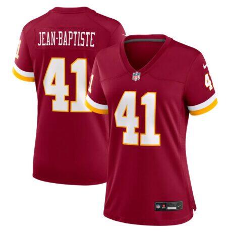 Javontae Jean-Baptiste Washington Commanders Nike Women's Team Game Jersey - - Front View