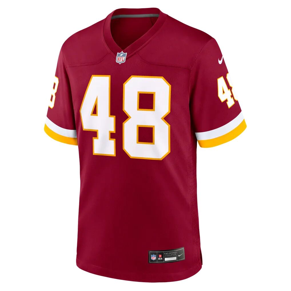 Joshua Josephs Washington Commanders Nike Team Game Jersey - Burgundy