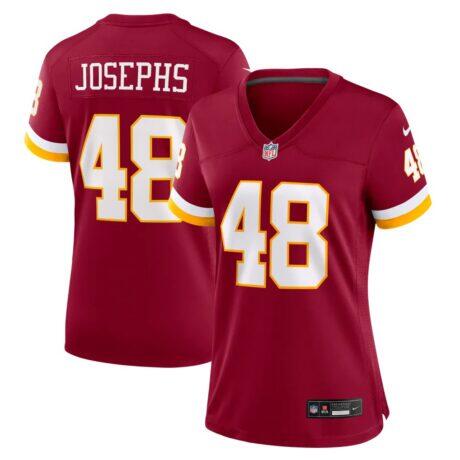 Joshua Josephs Washington Commanders Nike Women's Team Game Jersey - - Front View