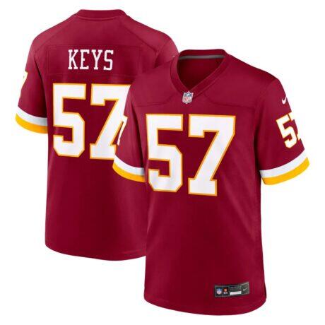 Austin Keys Washington Commanders Nike Team Game Jersey - - Front View