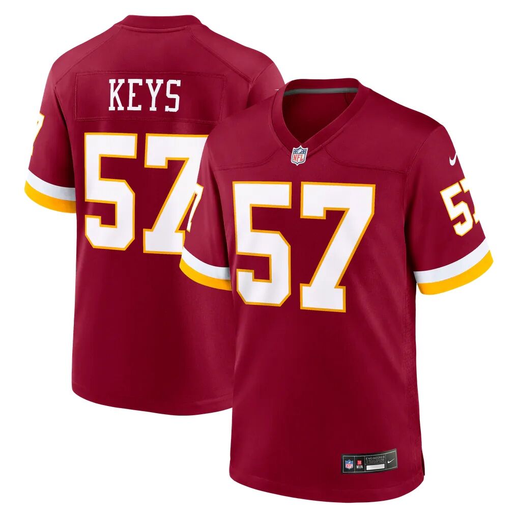 Austin Keys Washington Commanders Nike Team Game Jersey - Burgundy
