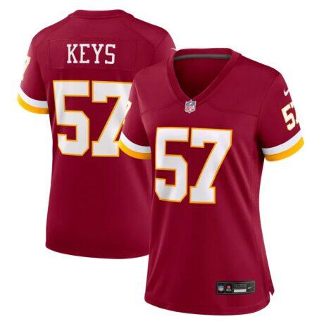 Austin Keys Washington Commanders Nike Women's Team Game Jersey - - Front View
