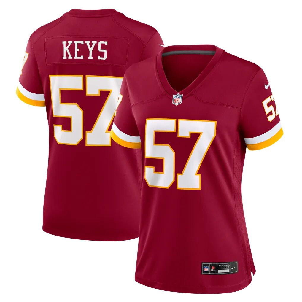 Austin Keys Washington Commanders Nike Women's Team Game Jersey - Burgundy