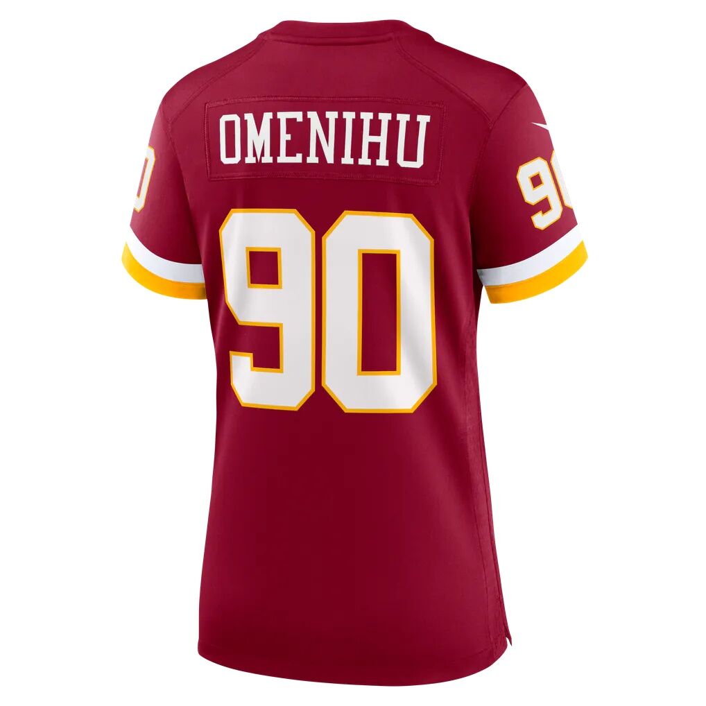Charles Omenihu Washington Commanders Nike Women's Team Game Jersey - Burgundy