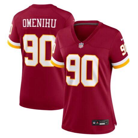 Charles Omenihu Washington Commanders Nike Women's Team Game Jersey - - Front View