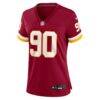 Charles Omenihu Washington Commanders Nike Women's Team Game Jersey - - Side View