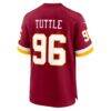 Shy Tuttle Washington Commanders Nike Team Game Jersey - - Detail View
