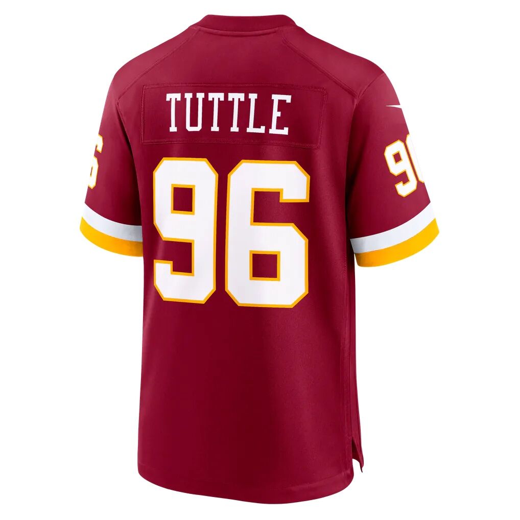 Shy Tuttle Washington Commanders Nike Team Game Jersey - Burgundy