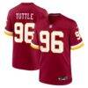 Shy Tuttle Washington Commanders Nike Team Game Jersey - - Front View
