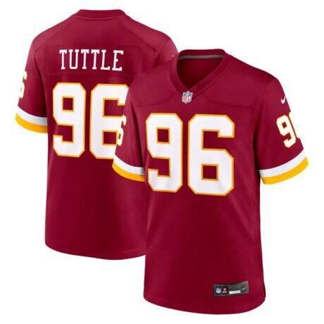 Shy Tuttle Washington Commanders Nike Team Game Jersey - - Front View