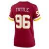 Shy Tuttle Washington Commanders Nike Women's Team Game Jersey - - Detail View