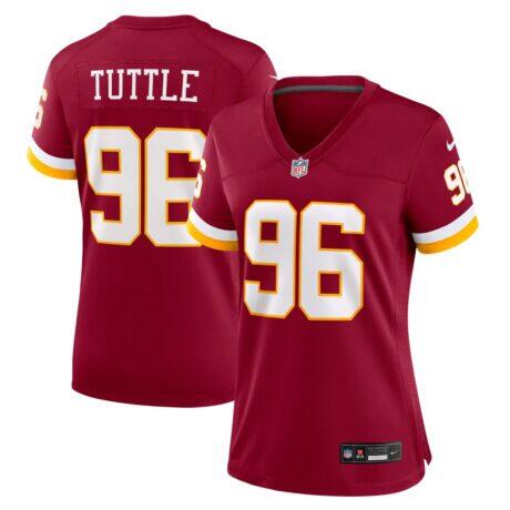 Shy Tuttle Washington Commanders Nike Women's Team Game Jersey - - Front View