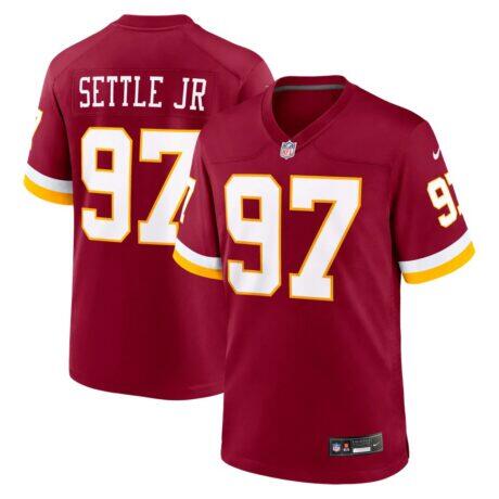 Tim Settle Jr. Washington Commanders Nike Team Game Jersey - - Front View