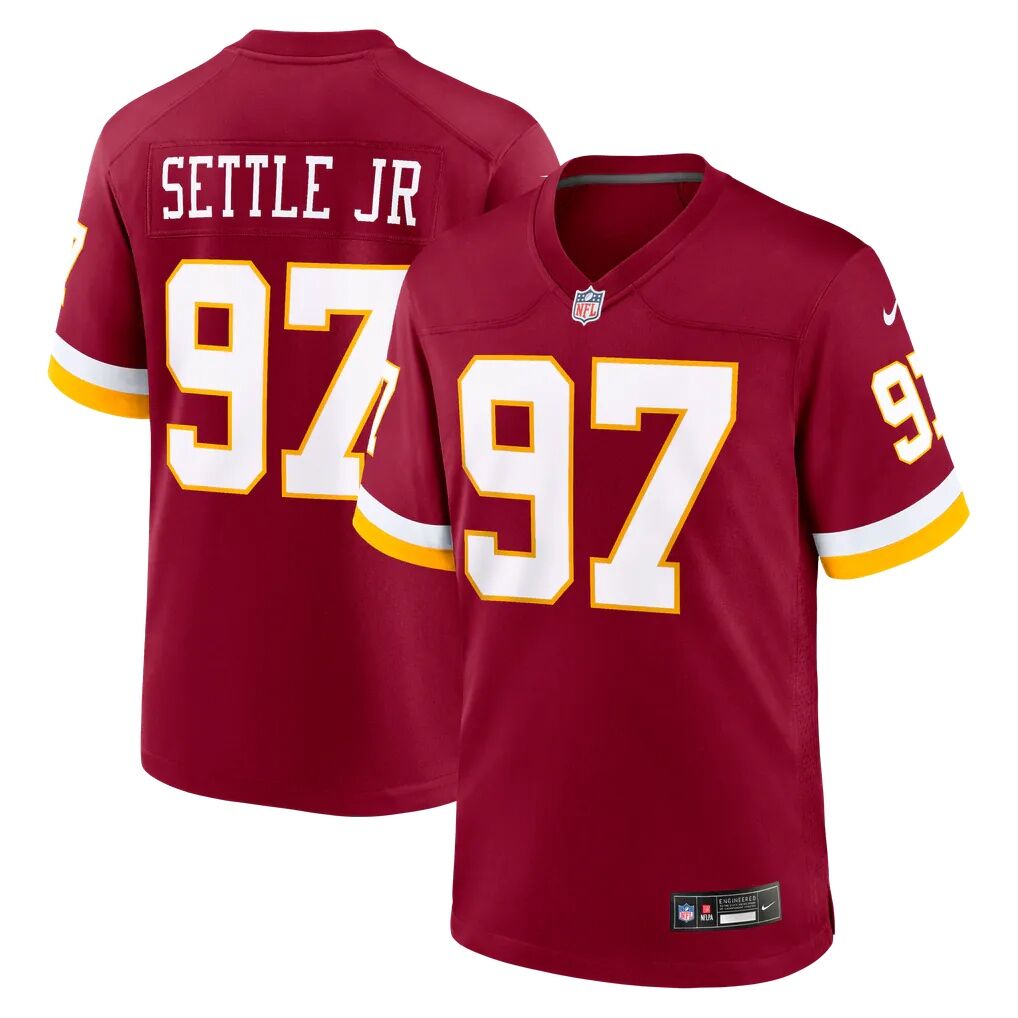 Tim Settle Jr. Washington Commanders Nike Team Game Jersey - Burgundy