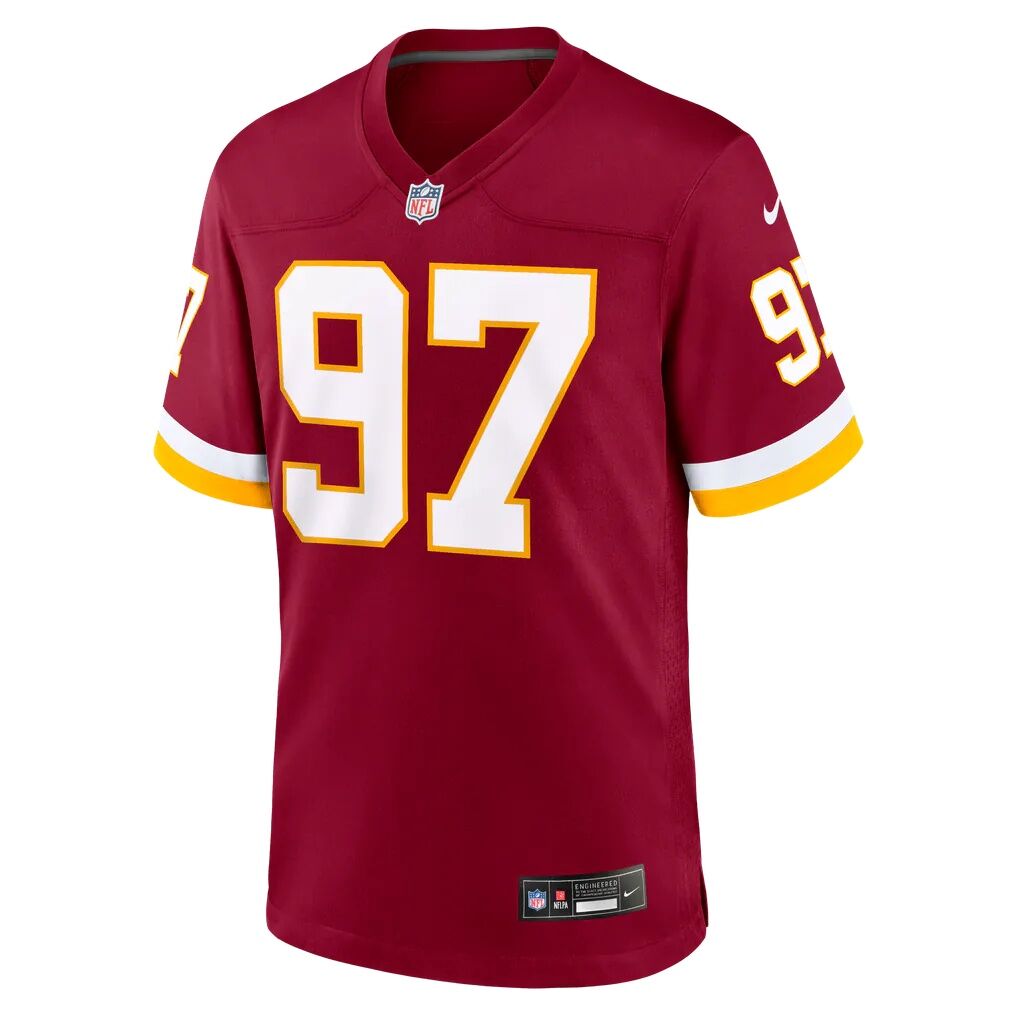 Tim Settle Jr. Washington Commanders Nike Team Game Jersey - Burgundy