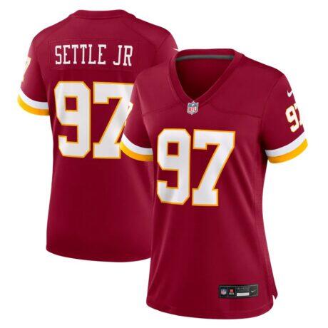 Tim Settle Jr. Washington Commanders Nike Women's Team Game Jersey - - Front View