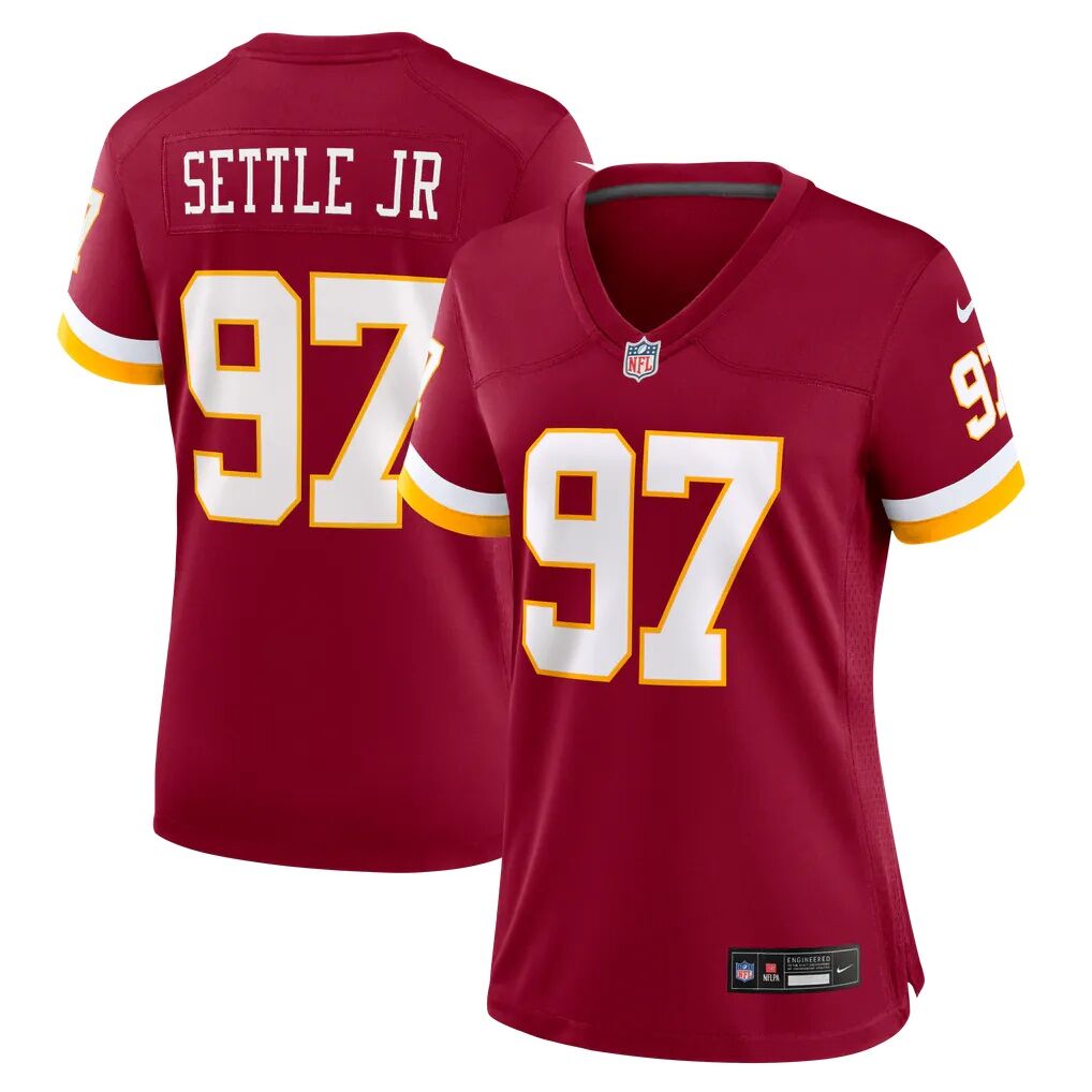 Tim Settle Jr. Washington Commanders Nike Women's Team Game Jersey - Burgundy