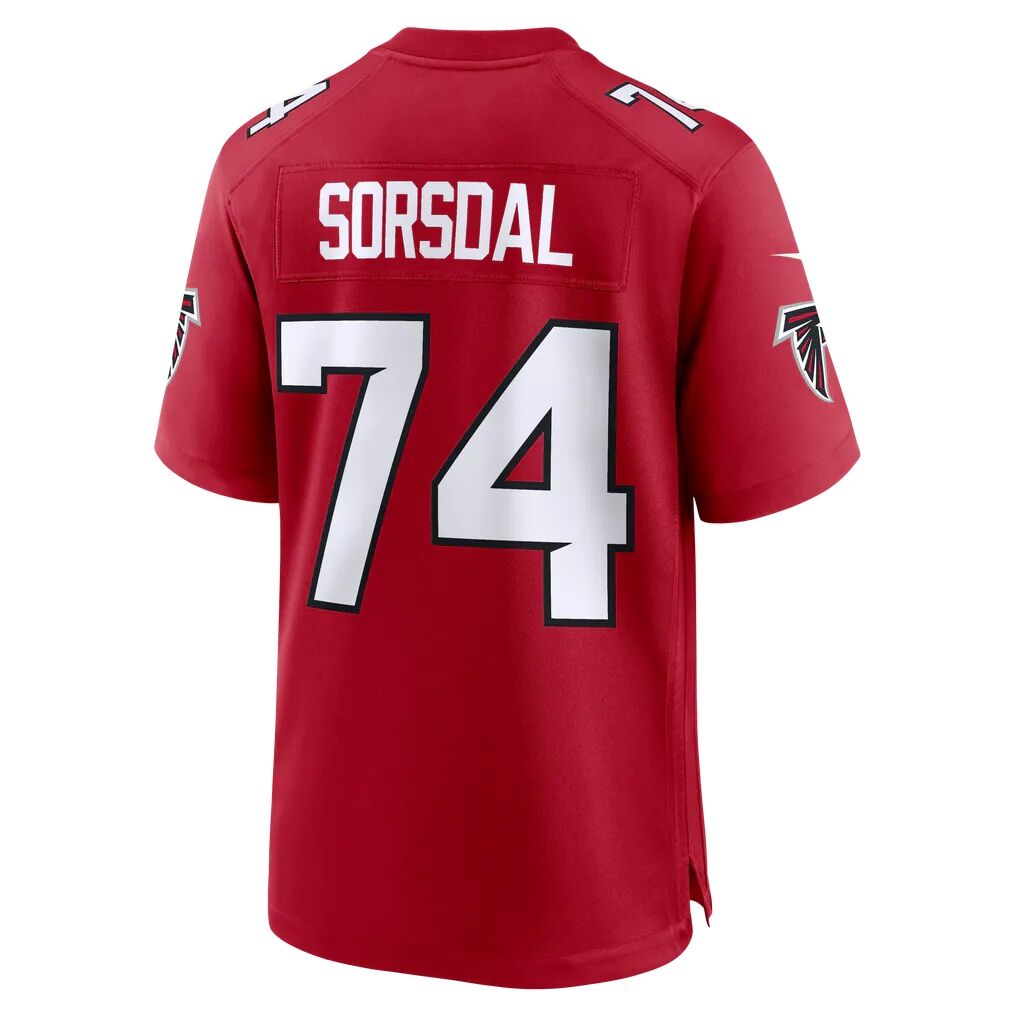 Colby Sorsdal Atlanta Falcons Nike Team Game Jersey