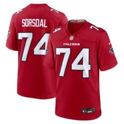 Colby Sorsdal Atlanta Falcons Nike Team Game Jersey