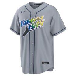 Junior Caminero Tampa Bay Rays Nike Road Stadium Jersey