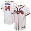 Mauricio Dubón Atlanta Braves Nike Youth Home Replica Jersey - White - Front View