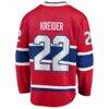 Chris Kreider Montreal Canadiens Fashion7 Home Breakaway Jersey - Red - Detail View