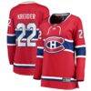 Chris Kreider Montreal Canadiens Fashion7 Women's Home Breakaway Jersey - Red - Front View
