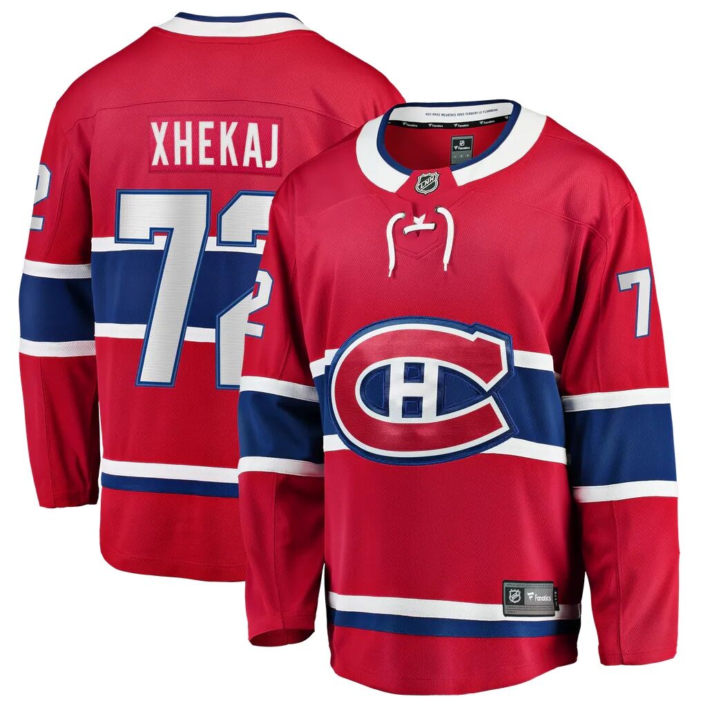 Arber Xhekaj Montreal Canadiens Fashion7 Home Breakaway Jersey