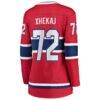 Arber Xhekaj Montreal Canadiens Fashion7 Women's Home Breakaway Jersey - Red - Detail View