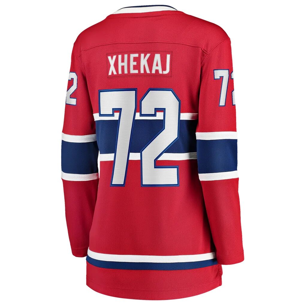 Arber Xhekaj Montreal Canadiens Fashion7 Women's Home Breakaway Jersey
