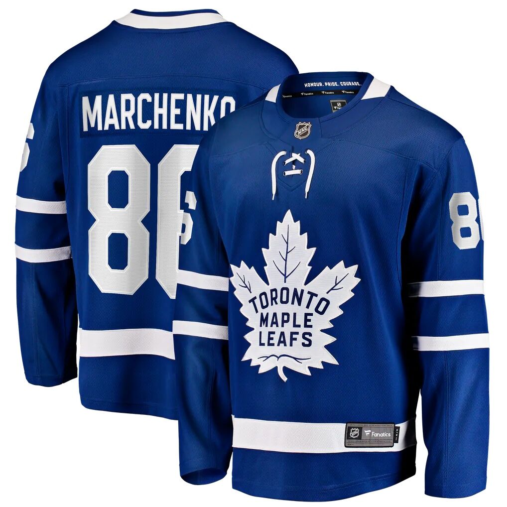Kirill Marchenko Toronto Maple Leafs Fashion7 Home Breakaway Jersey
